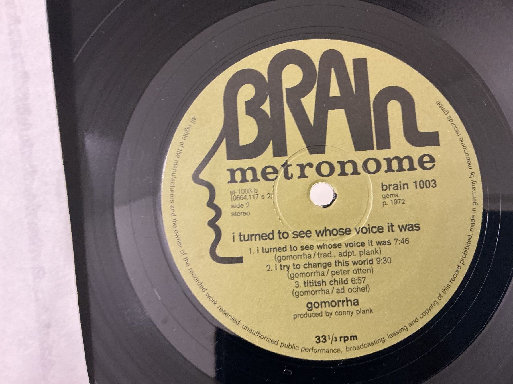 Dischi in vinile: Gomorrha LP - I Turned To See Whose Voice It Was – Usato da Winterthur venduto da Tumko-Vinyl 2