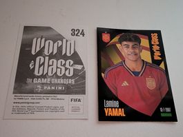 Lamine Yamal Rookie 324 Panini World Class  Sticker Football