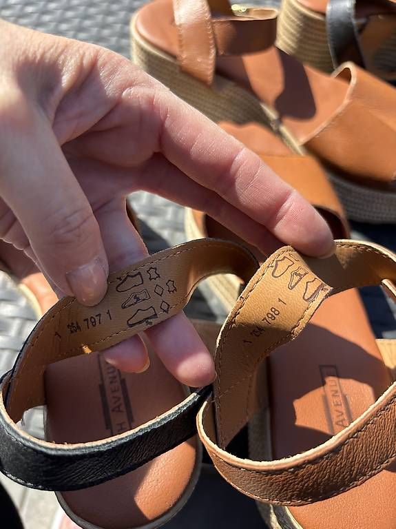 Scarpe da donna: 2 paires sandales cuir 5Th Avenue 38 – Nuovo (secondo la descrizione) da Perroy venduto da barballalla 3