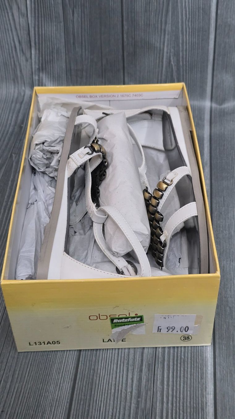 Damenschuhe: Obsel Sandalen - 38 - Ethno / Gladiator Look – Neu (gemäss Beschreibung) aus Thalwil von VitaMini 6