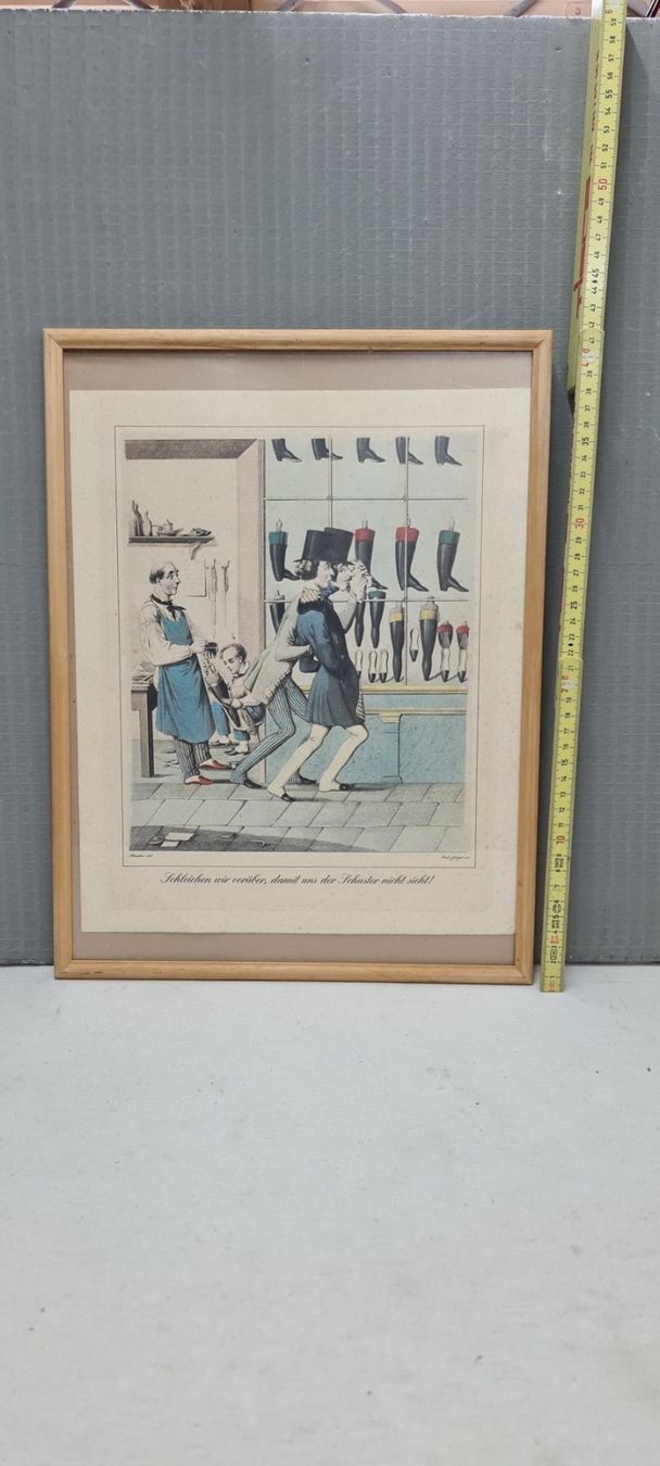 Grafica & Litografie: Der Schuh in der Karikatur, Lithographie – Usato da Sins venduto da sagitarius58