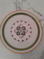 schöne Platte handbemalt Siena, Italien neuwertig D 34,5 cm