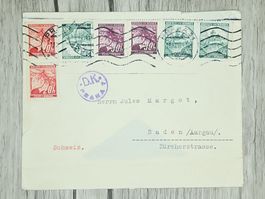 CL14 Enveloppe + Timbre Böhmen und Mähren 1939