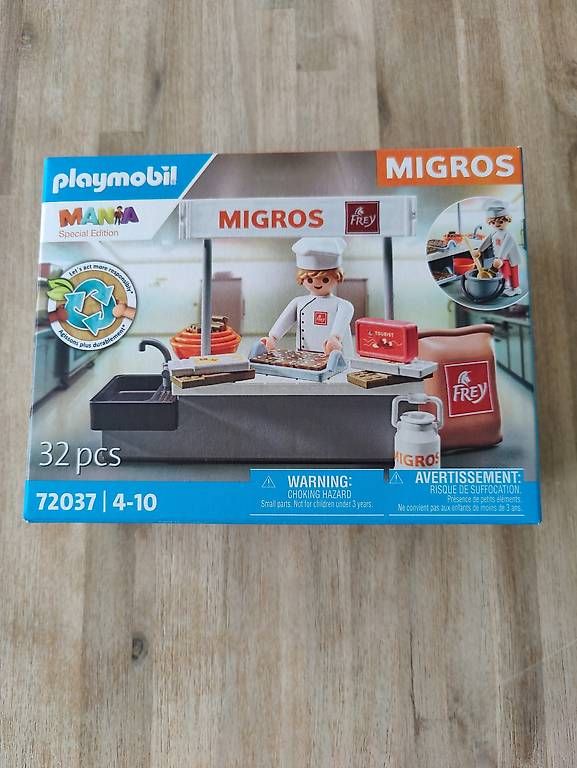 Playmobil Giocattoli: Playmobil Migros Mania Schokolade – Usato da Stettfurt venduto da gutzli_al