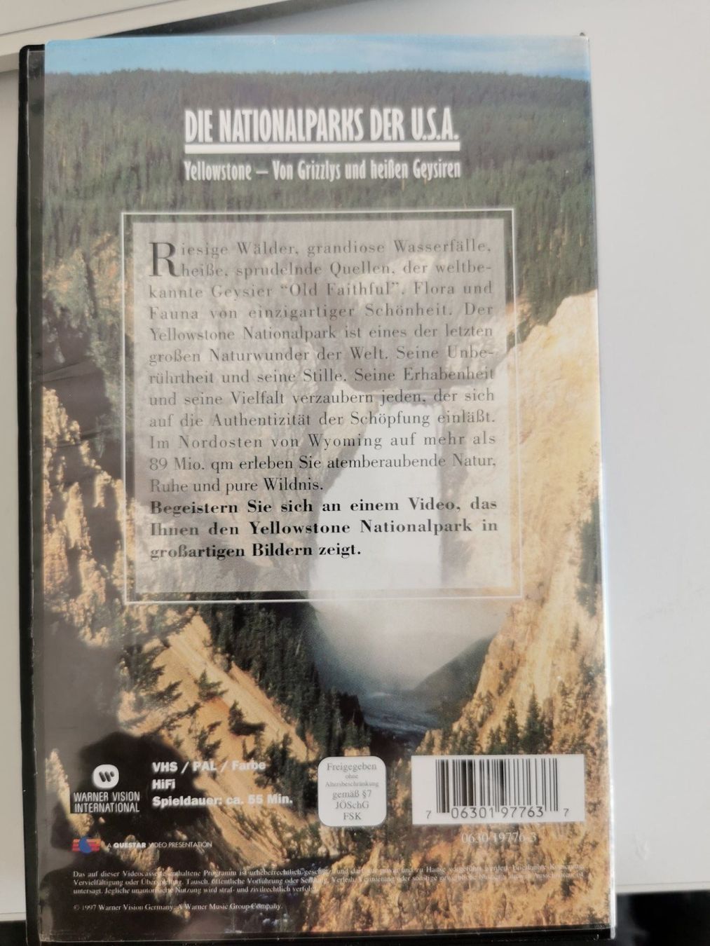 Tutti i VHS: Die Nationalparks der U.S.A. Yellowstone – Usato da Gockhausen venduto da Porcini56 1