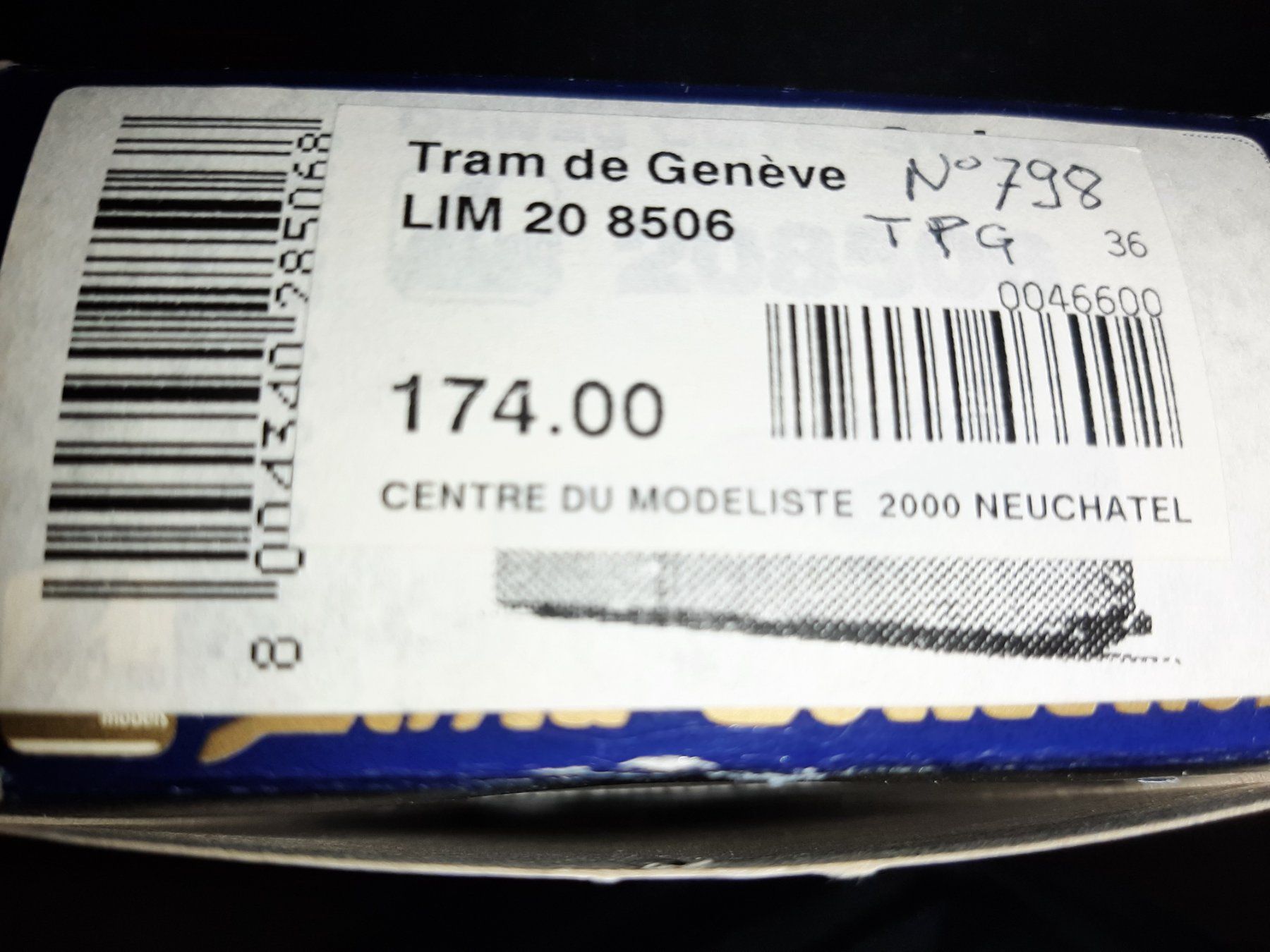 Lima Modellini di ferrovie: LIMA TRAM DE GENEVE NR.798 20 8506 – Usato da Avully venduto da RIVALIS 7