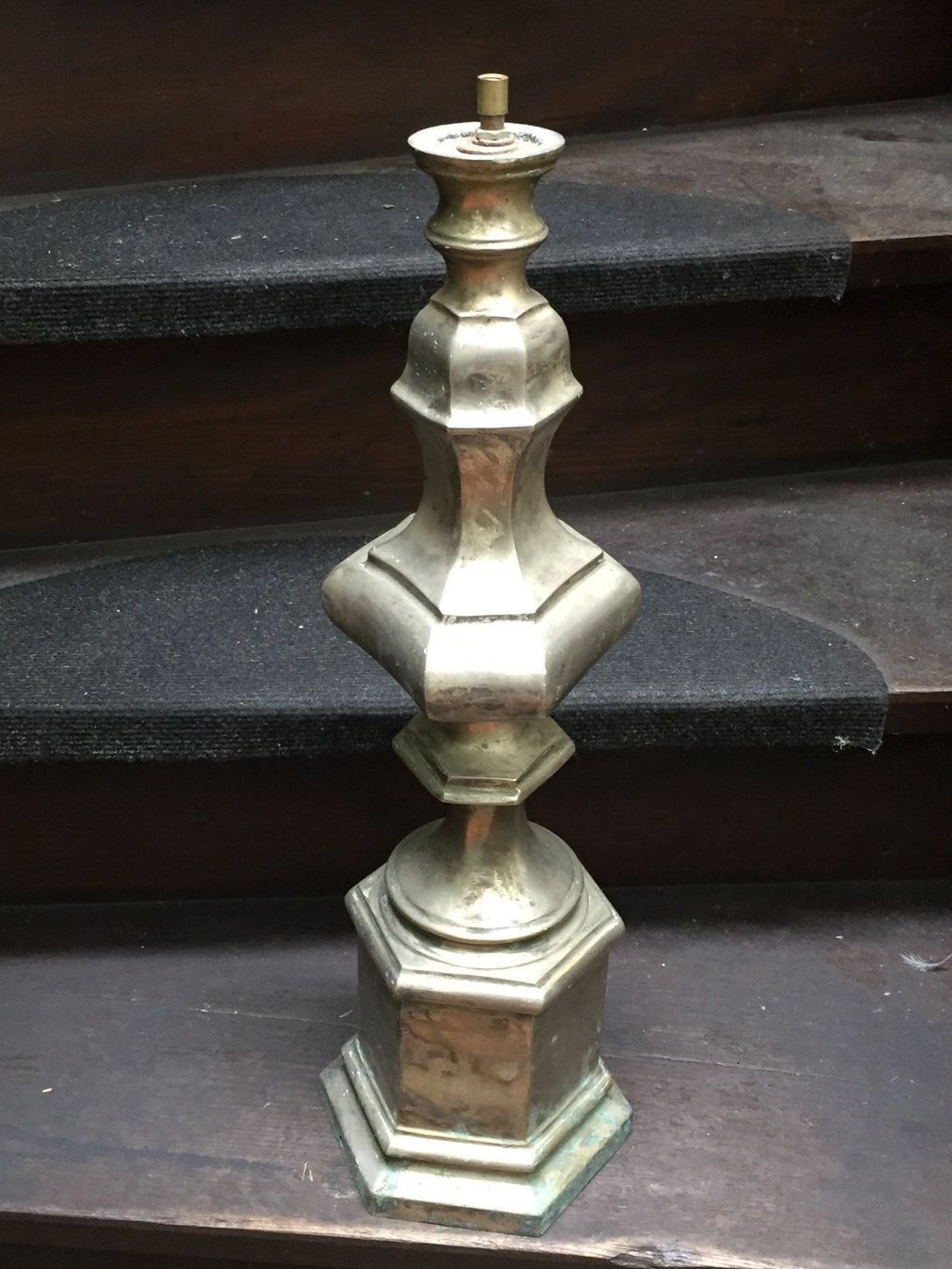 Lampade: Barock Lampenfuss Versilbert Gussmetall – Usato da Schaffhausen venduto da vintageville