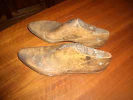 Alte Schusterleisten Holzschuhformen Gr 43 Vintage Deko C...