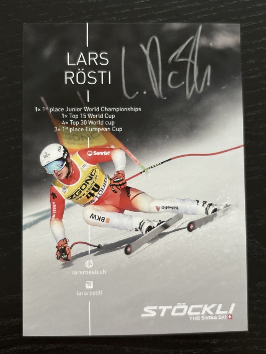 Autografi: Lars Rösti – Usato da Uetendorf venduto da hoisle