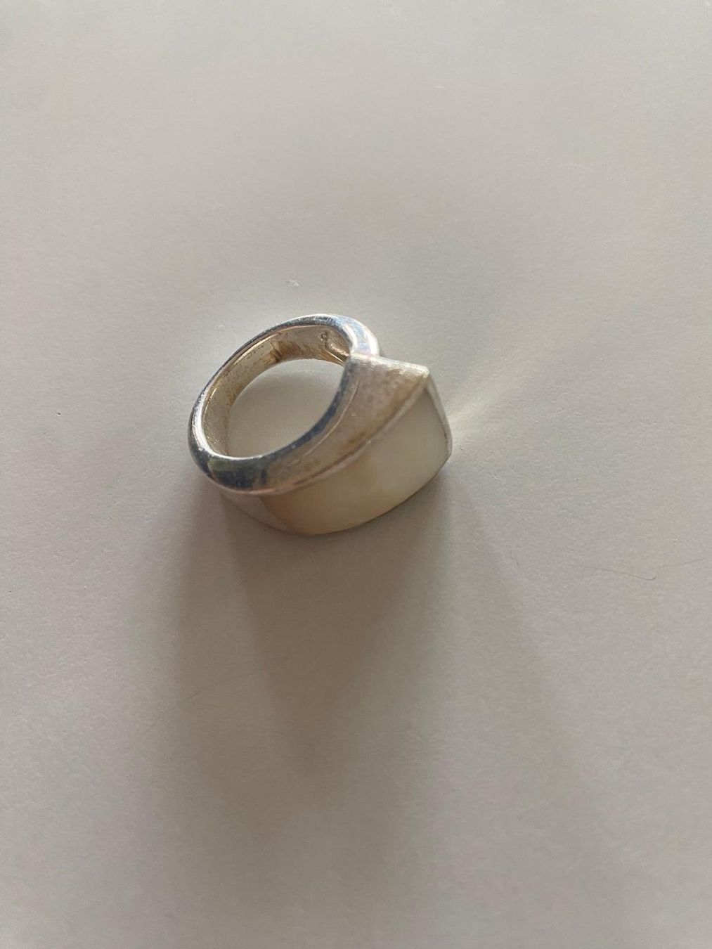 Anelli: 925-Sterling Silberring mit Perlmutt (2/2) – Usato da Lüchingen venduto da LIDB 3