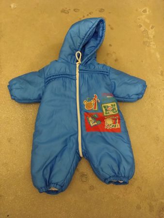 Baby-Schneeanzug Winteranzug Gr. 62 blau