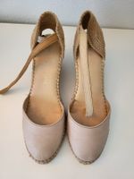 Espadrilles Damen Macarena, Gr. 39 - Beige, Leder