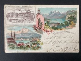 AK Vierwaldstättersee Luzern Pilatus