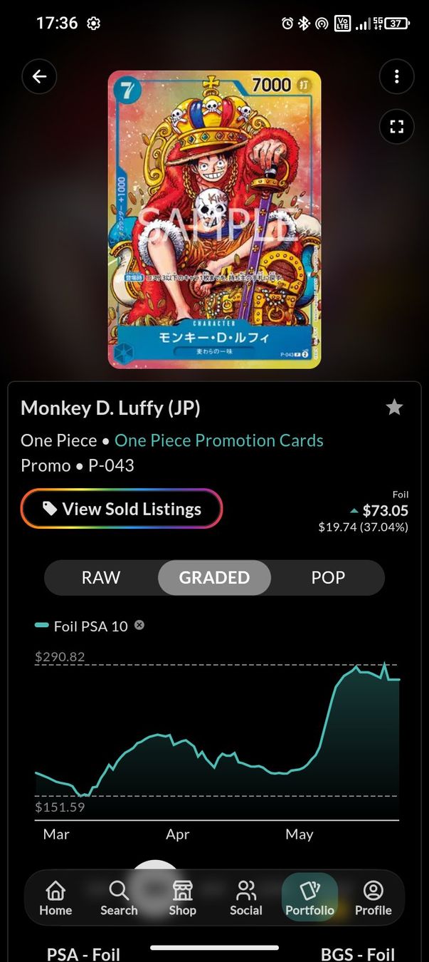 Bandai Cartes à collectionner: One Piece Card Game: Monkey D. Luffy - P-043 – Neuf avec emballage d'origine à Wettingen par Legends_of_Baden_TCG 2