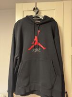Jordan Hoodie schwarz rot flight