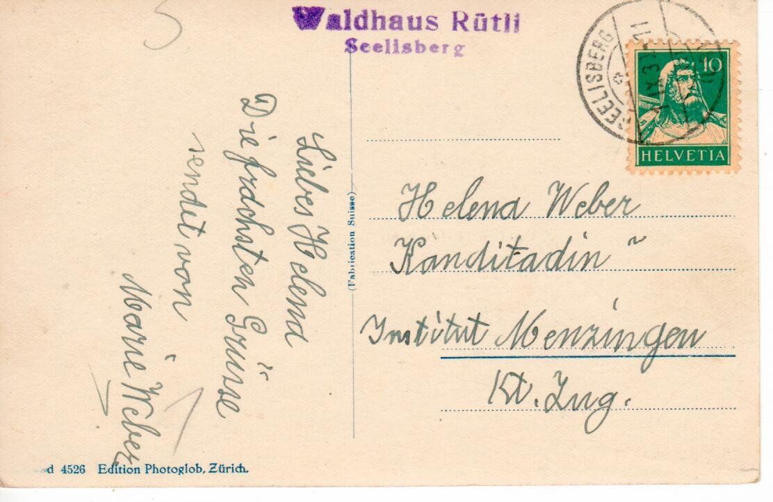 Cartoline postali: Seelisberg  Kapelle – Usato da Wolhusen venduto da Curver9 1