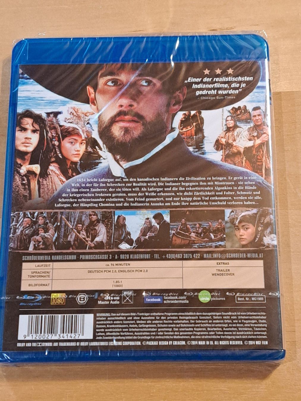 Alle DVDs: Blu-Ray BLACK ROBE, am Fluss der Irokesen – Neu und originalverpackt aus Unterseen von Kanica 1