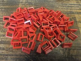 lego 2432 lot de 80 pièces Red Tile, Modified 1 x 2