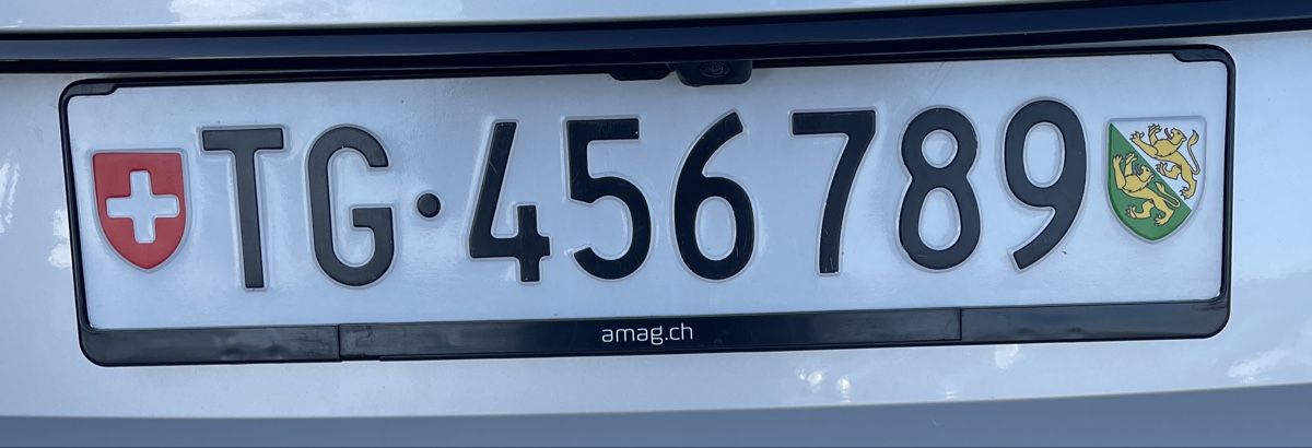 Insegne: TG 456789 – Usato da Gossau SG venduto da Urus_85