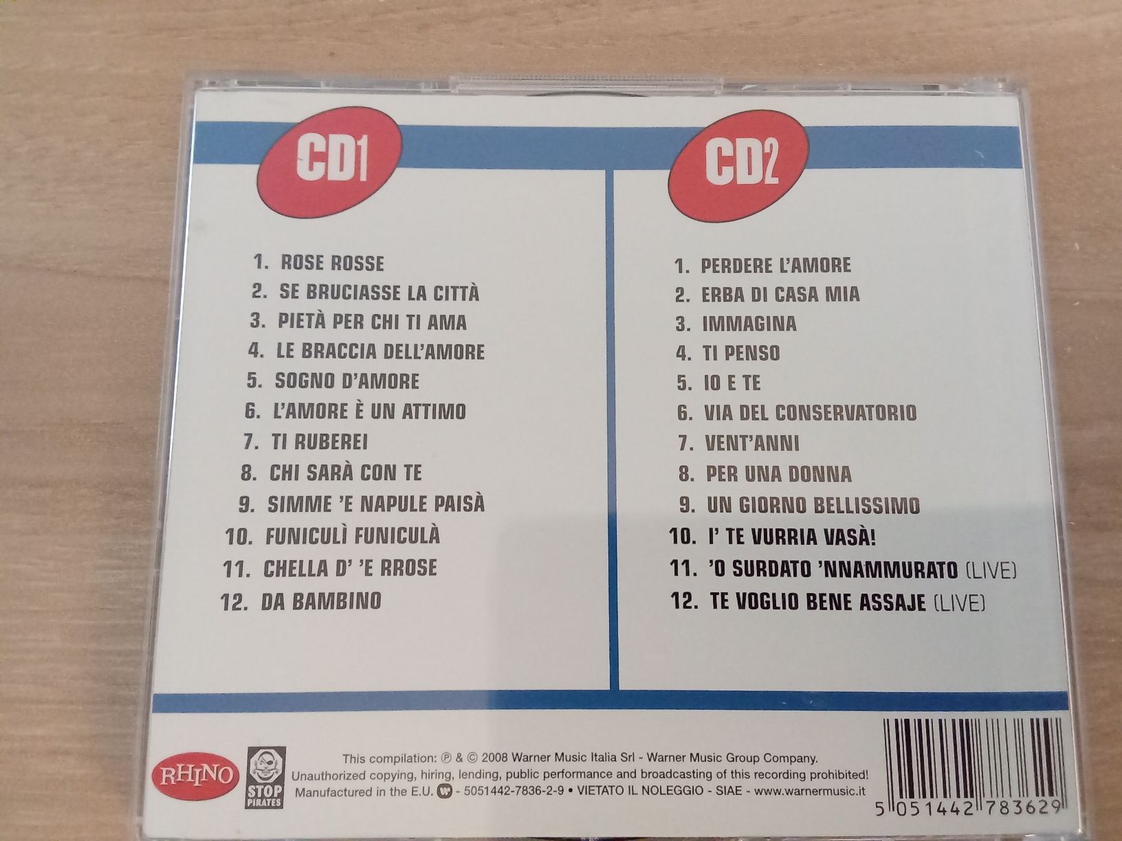 CDs: Massimo Ranieri – D'occasion à Liebefeld par CD-Urs 1