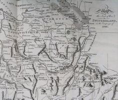 Ostschweiz Graubünden Landkarte 1799
