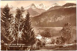 BEATENBERG auf EIGER, MÖNCH & JUNGFRAU ca. 1920 (BE)