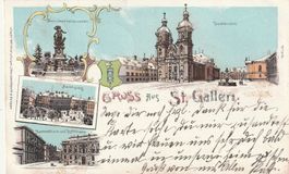 Ansichtskarte St. Gallen Litho 1900