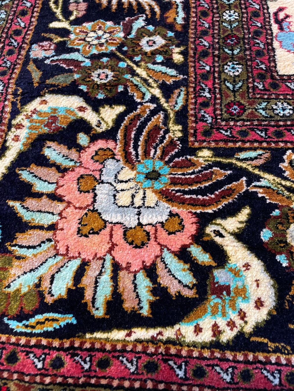 Tappeti: Ghom Teppich aus Seide, 138 x 210 cm – Usato da Luzern venduto da stilwerkstatt 1