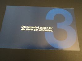 Prospekt Technik-Lexikon 3er BMW