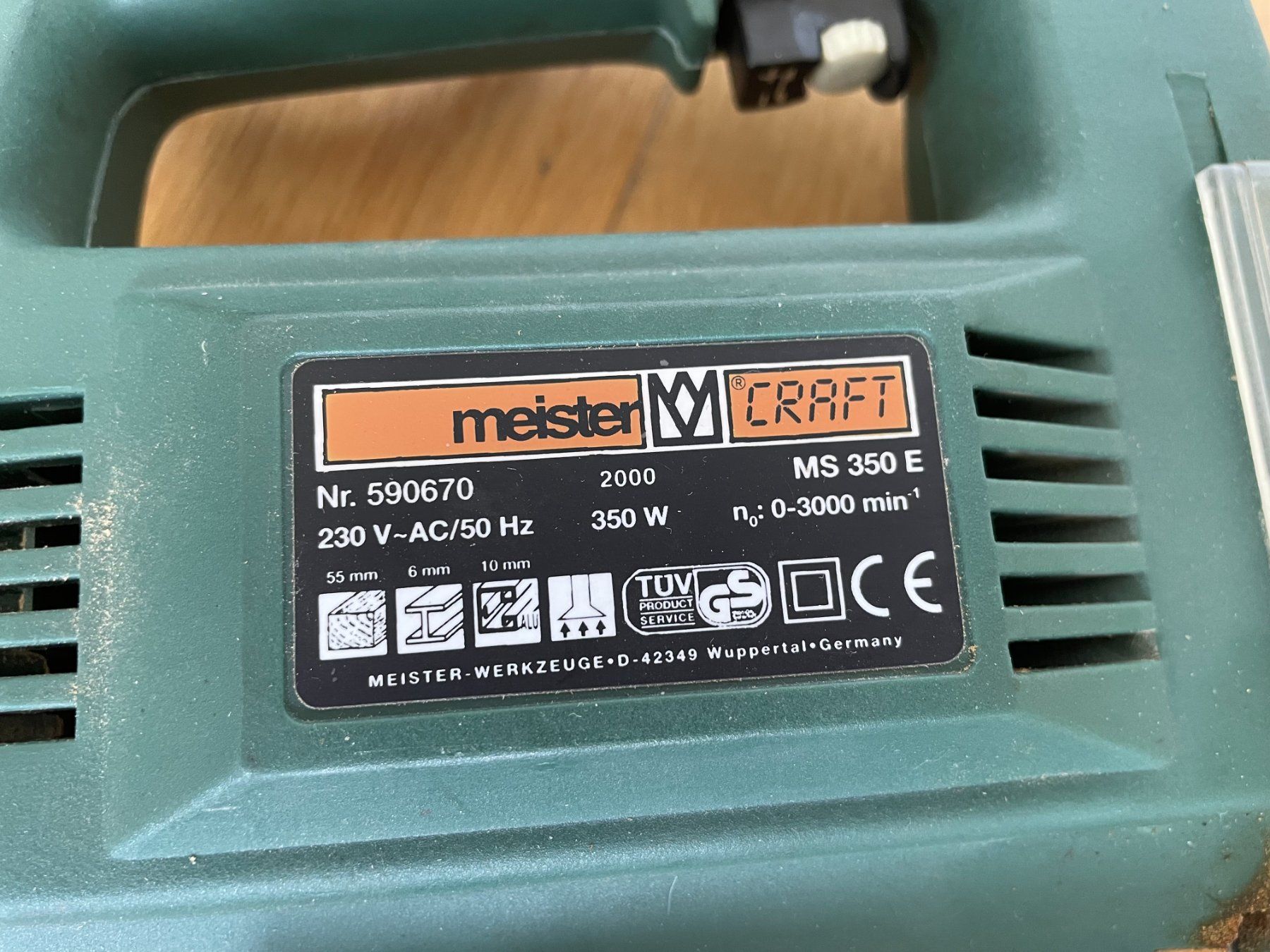 Seghe: Scie sauteuse Meister Craft MS 350 E – Difettoso da Petit Lancy venduto da gil_hr6v 3