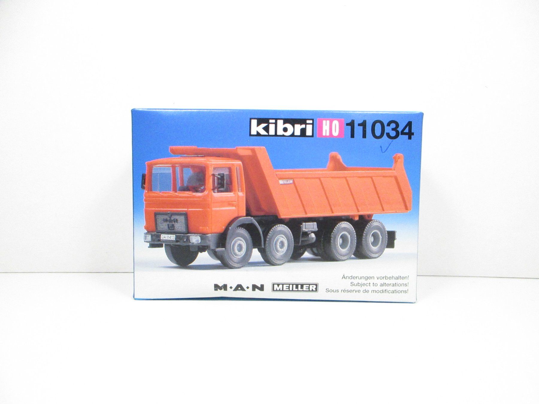 Kibri Modellini di ferrovie: Kibri H0 11034 MAN 4-achs Kipper – Nuovo e nell'imballaggio originale da Olten venduto da Heinrich875