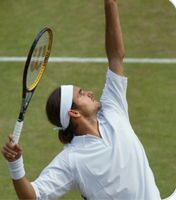 Tennis Schlägerhülle - Roger Federer Autogramm (persönlich)