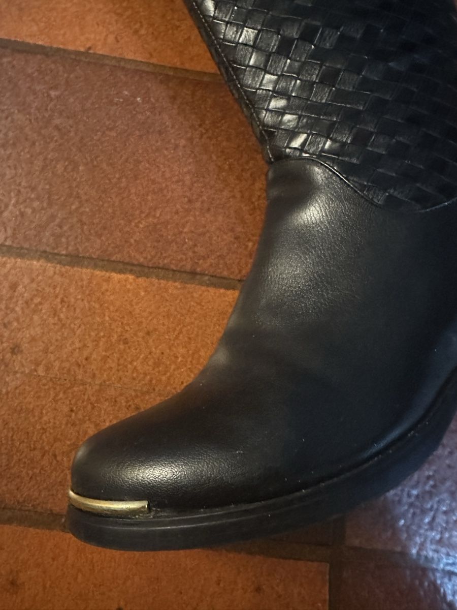 Scarpe da uomo: Stiefel, schwarz, gold, 38 – Usato da Zollikon venduto da into-the-west 4
