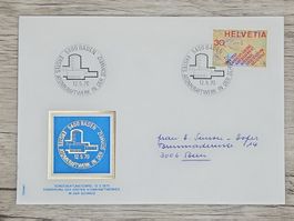 CL18 Enveloppe + Timbre Suisse 1970