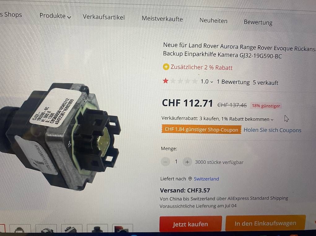 Videocamere: Video Kamera RR Evoque Neu – Usato da Freienbach venduto da ang_8xxz 3