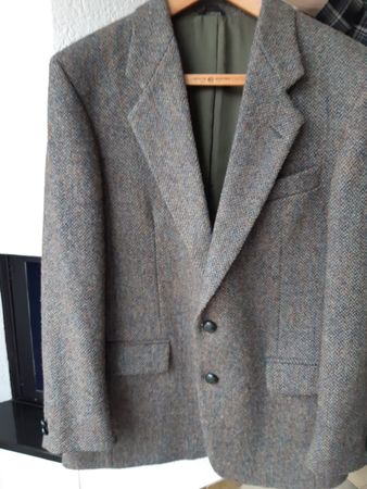 Veste Homme Harris Tweed Anglais Taille 40" Comme neuf"