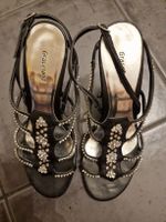 Sandali gioiello Graceland neri, tacco 36 eleganti ✨👠