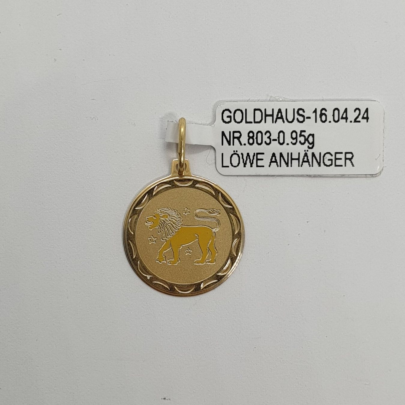 Ciondoli: Echt 14K Gold - Löwen Anhänger – Usato da Luzern venduto da Luzern-Goldhaus 2