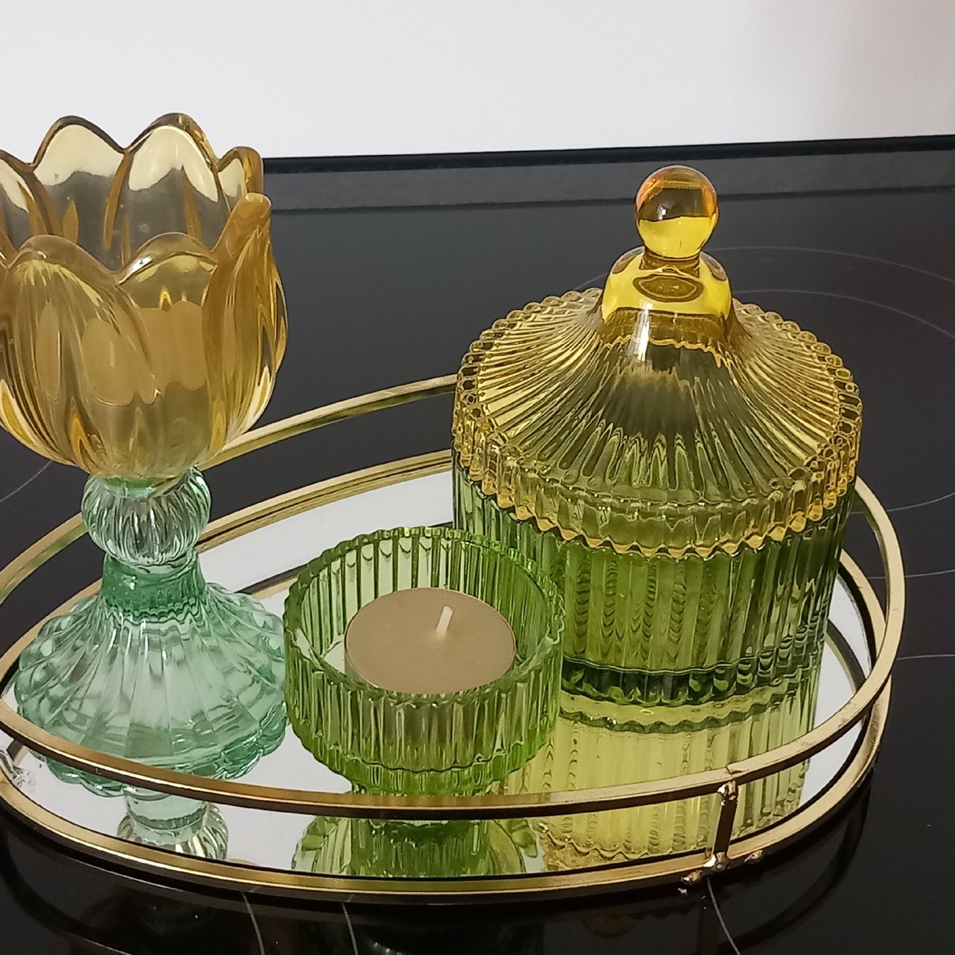 Gläser: Summer- Time: 3er Deko Glas Set – Neu (gemäss Beschreibung) aus Aegerten von gismolini