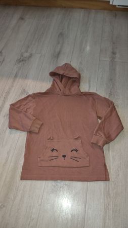 Hoodie Gr. 140 Katzenmotiv - Herbst Sale!