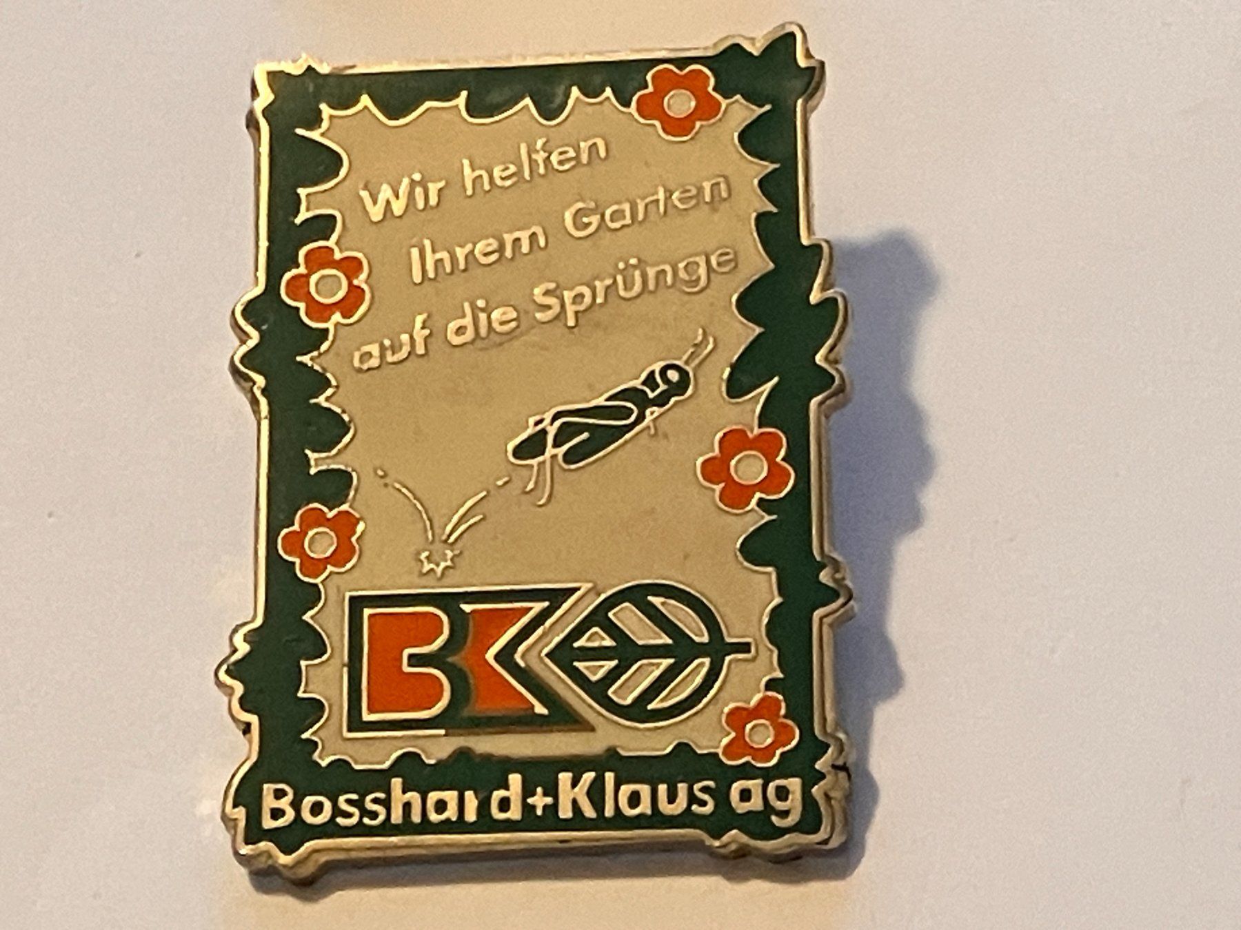 Plaquettes & Badges: 1 Pin Bosshard & Klaus AG Gartenbau – D'occasion à Basel par djwwpp