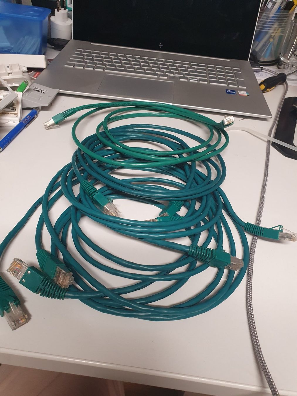 Dätwyler Kabel: Netzwerkkabel Patchkabel Cat5 kat5 Rj45 UKV 2m uninet 5502 – Gebraucht aus Zürich von Alibaba1234 2