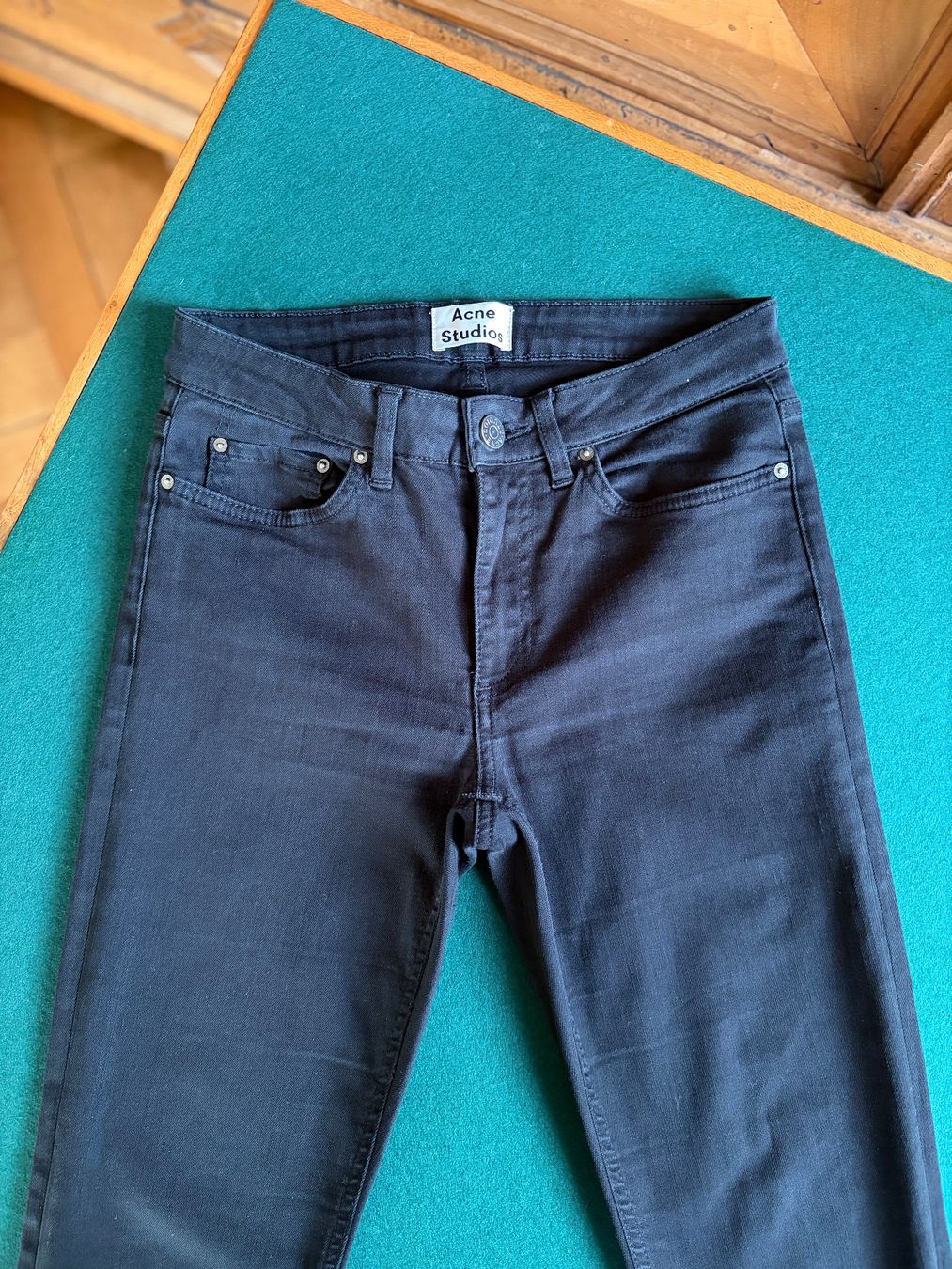 Jeans: ANCE STUDIOS  Größe 26/32 Denim Schwarz NP 450,- – Usato da Interlaken venduto da Bona55 5