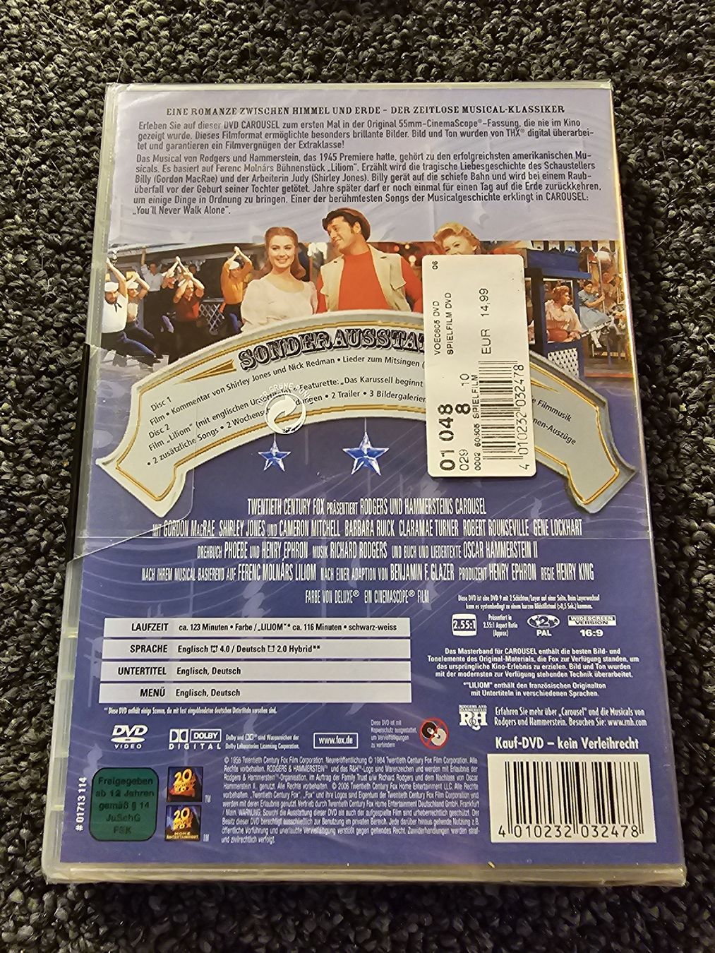 Tous les DVDs: DVD Carousel Neuverpackt – Neuf avec emballage d'origine à Ruswil par jan_bxl5 1