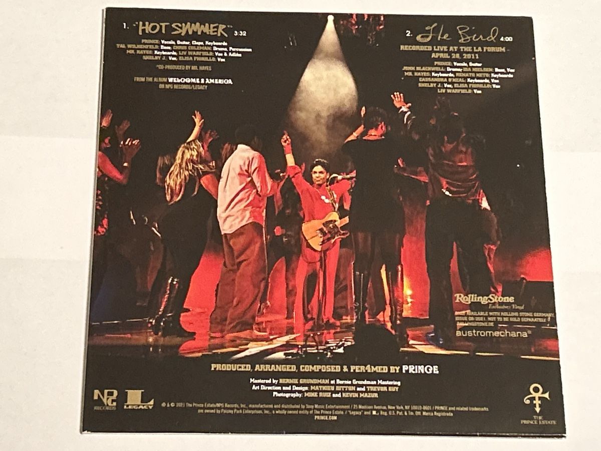 Dischi in vinile: PRINCE. 2021. Hot Summer – Usato da Faulensee venduto da Mizuno06 5