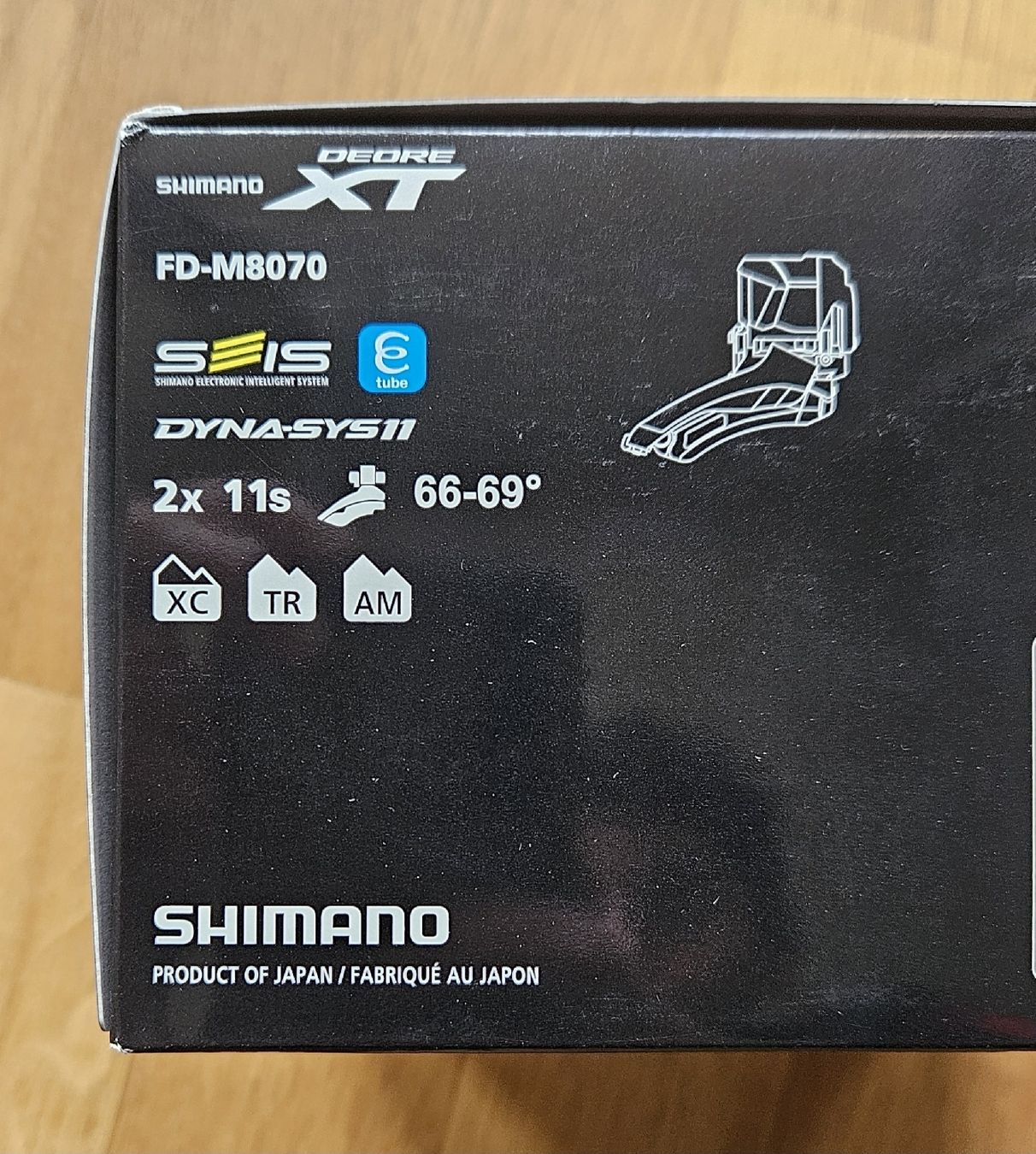 Shimano Ersatzteile: New Shimano Deore XT FD-M8070 Front Derailleur 2x11s – Neu und originalverpackt aus Bern von Ciprofloxacina 1