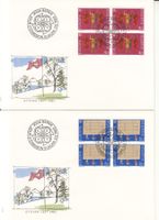 SBK 670 - 671 im 4er-Block FDC