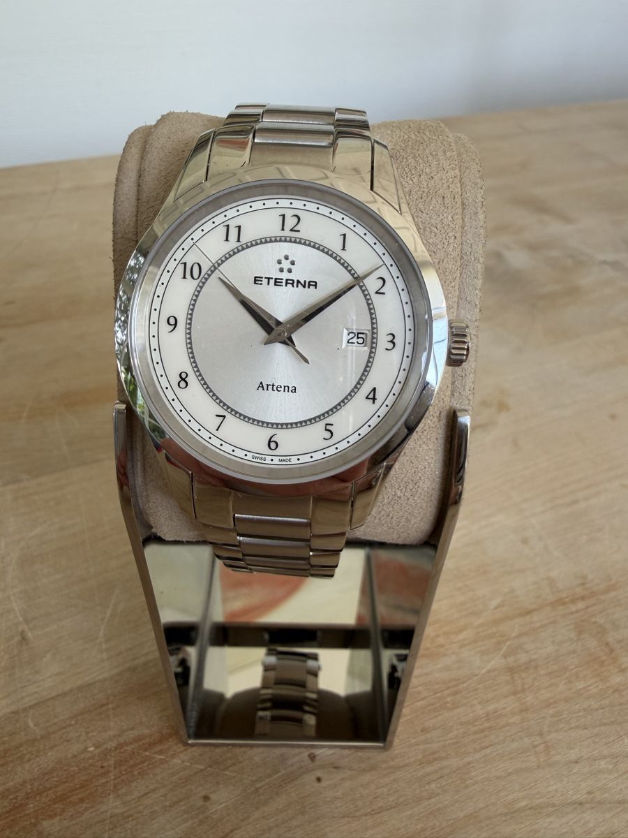 Eterna Uhren: Armbanduhr Eterna Artena NEU – Neu und originalverpackt aus Schaffhausen von oscarstahelag