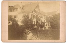 Fotografie Basel, Aufgang zum Hotel, unb