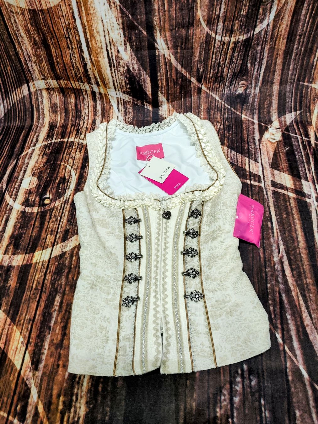 Krüger Vestiti: Trachtenmieder Krüger, Gr. 30 - NEU – Nuovo e nell'imballaggio originale da Dussnang venduto da Rosenfee50 2